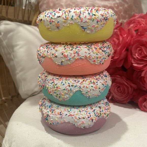 Styrofoam donut ornament display party Christmas tree sweet treat 6.5” - Picture 2 of 8